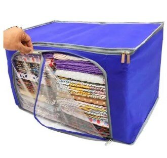 CUSTOMIZE with wooden flap,Large Storage Bags, Storage Bag Clothes Storage Box Bins Foldable Closet Organizers Storage Containers with Durable Thick Fabric for Blanket Comforter Clothing Bedding(24x15x15)inch