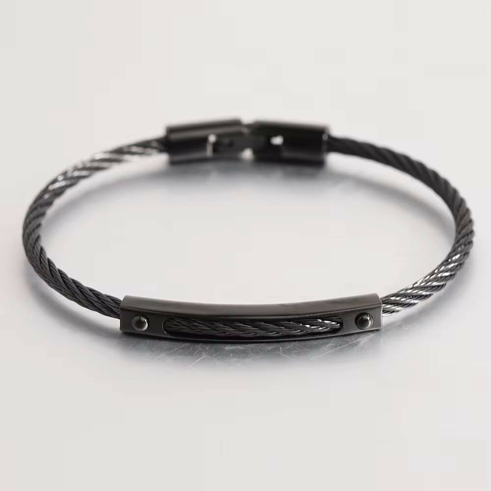Bracelet câble en acier inoxydable