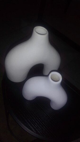 Vase décoratif sculptural