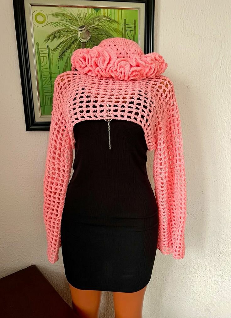 Boléro avec chapeau