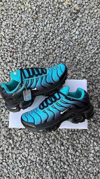 Baskets air bleu noir