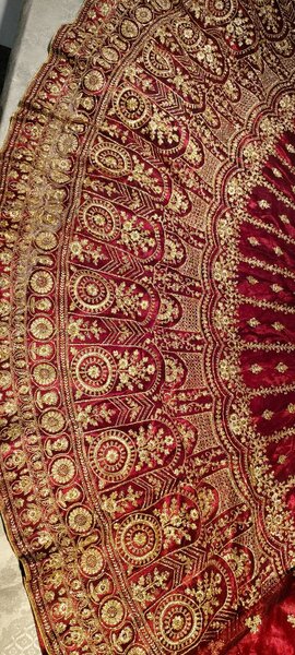 Imported semi stitched lehnga bridal