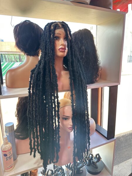 360 dread locks wig