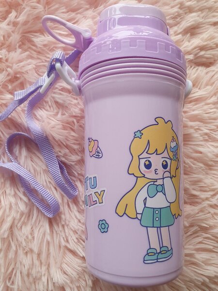 Gourde enfant violette mignonne