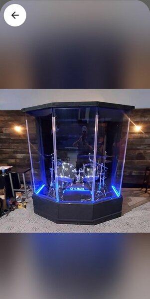 Sound proof Drum cage shield