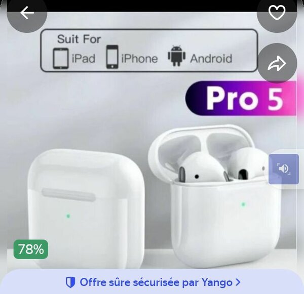 Écouteurs sans fil Pro 5