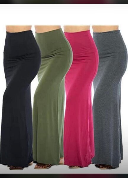 Jupe longue évasée femme