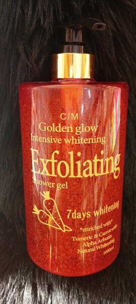 Golden glow shower gel