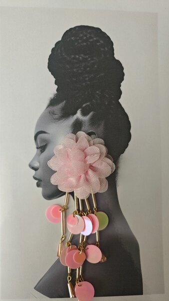 Boucles d'oreilles florales élégantes