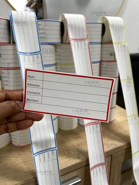 Étiquettes de livraison autocollantes