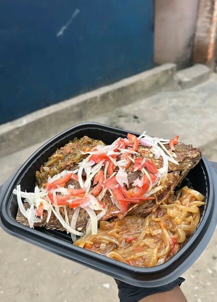 Poisson Grillé avec Attieké