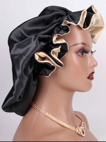 Satin hair bonnet