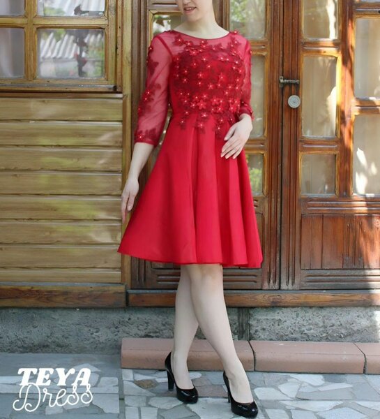 Короткие вечерние платья