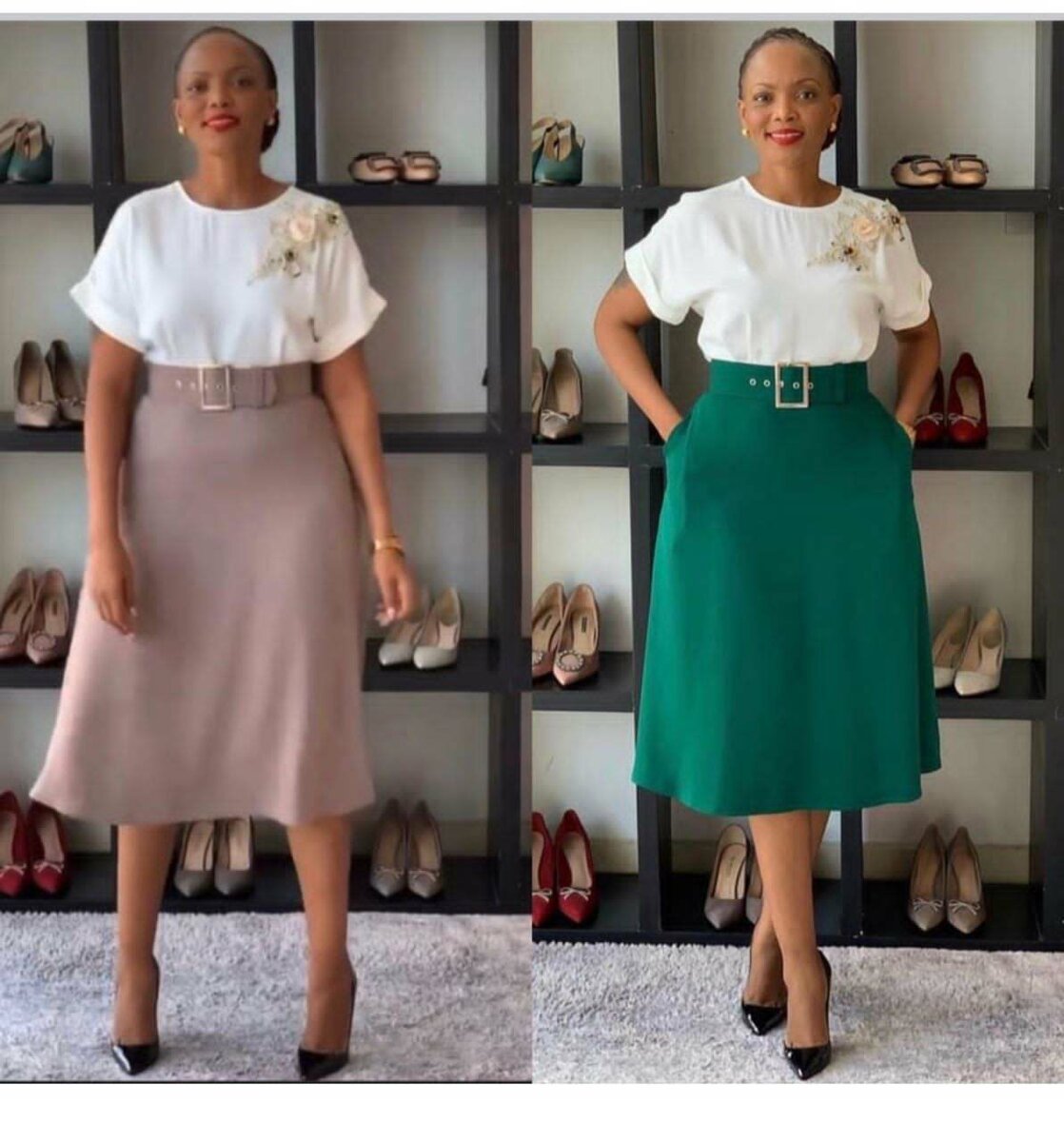 2pcs top and down for corporate workers