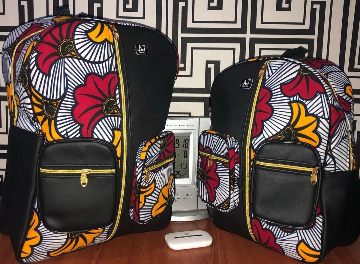ANKARA PRINT DESIGN BACK PACKS