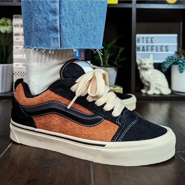 Vans knu skool (brown and black)