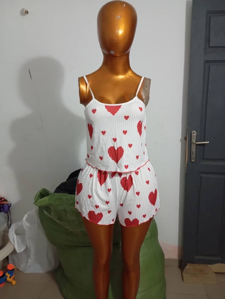 Ensemble Pyjama Femme Cœur