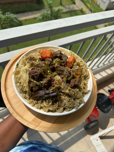 Riz tieb aux Légumes et Viande