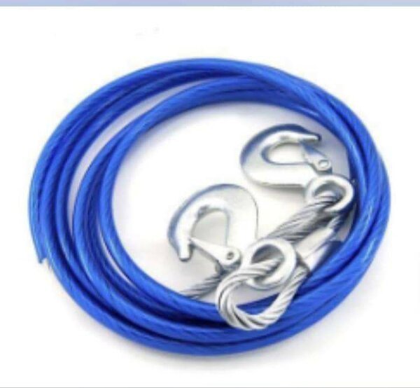 Câble de remorquage en acier 4m, résistance 8 tonnes