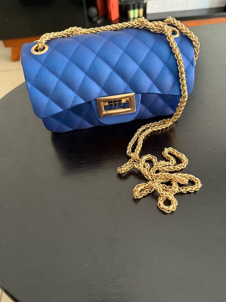 Petit sac bleu femme, liquidation!