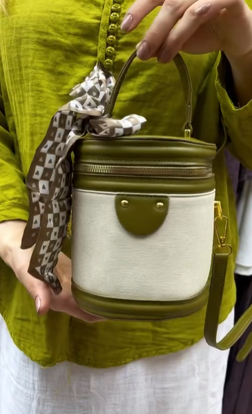 сумка зеленая