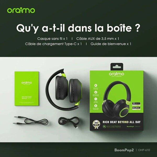 Casque Oraimo #OH-P610