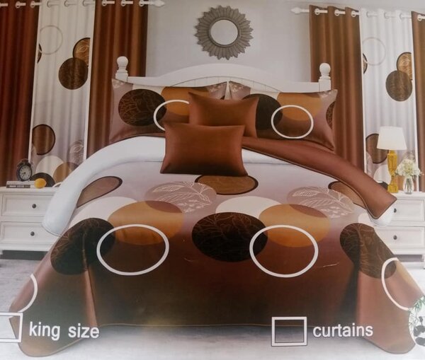 7PCS EXTRA QUEEN SIZE BEDSPREADS 