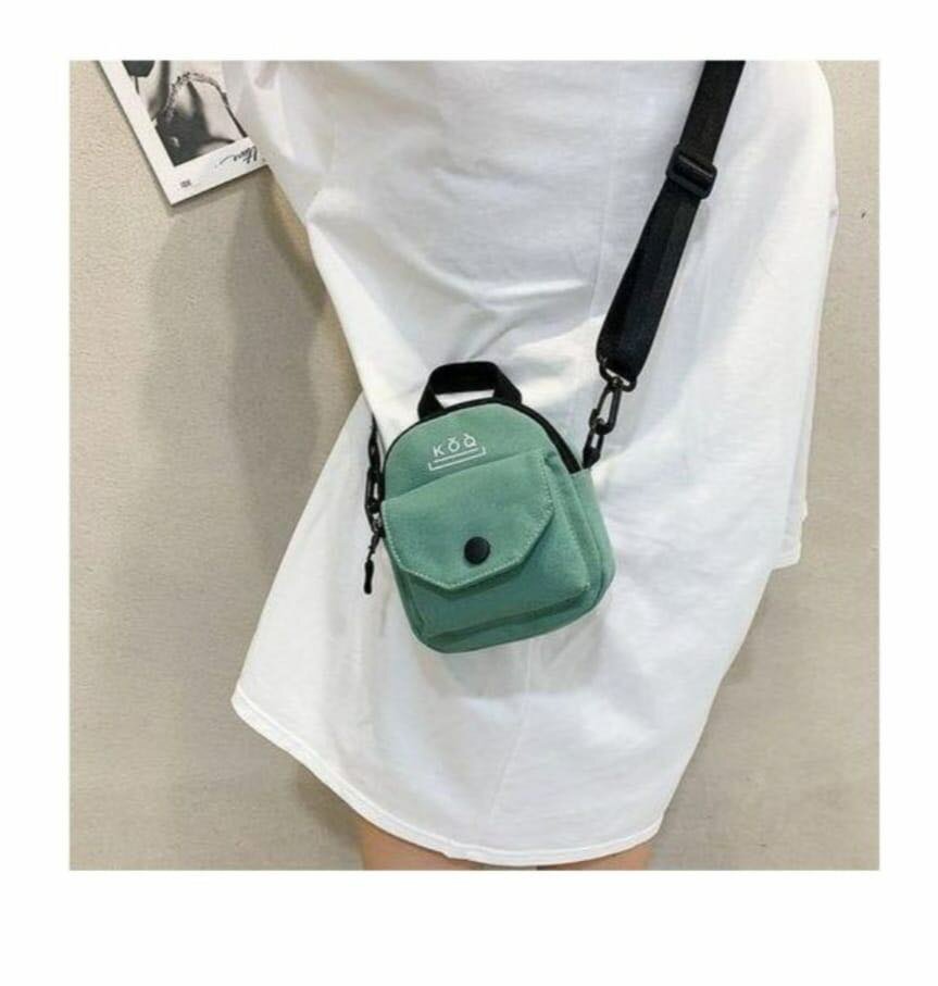 Petit sac à bandoulière vert