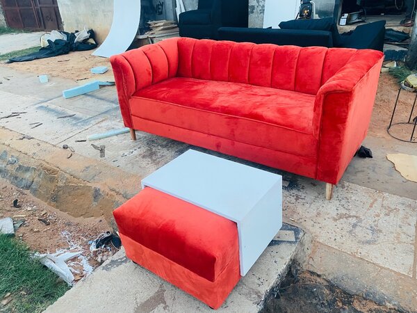 3 seater with ottoman