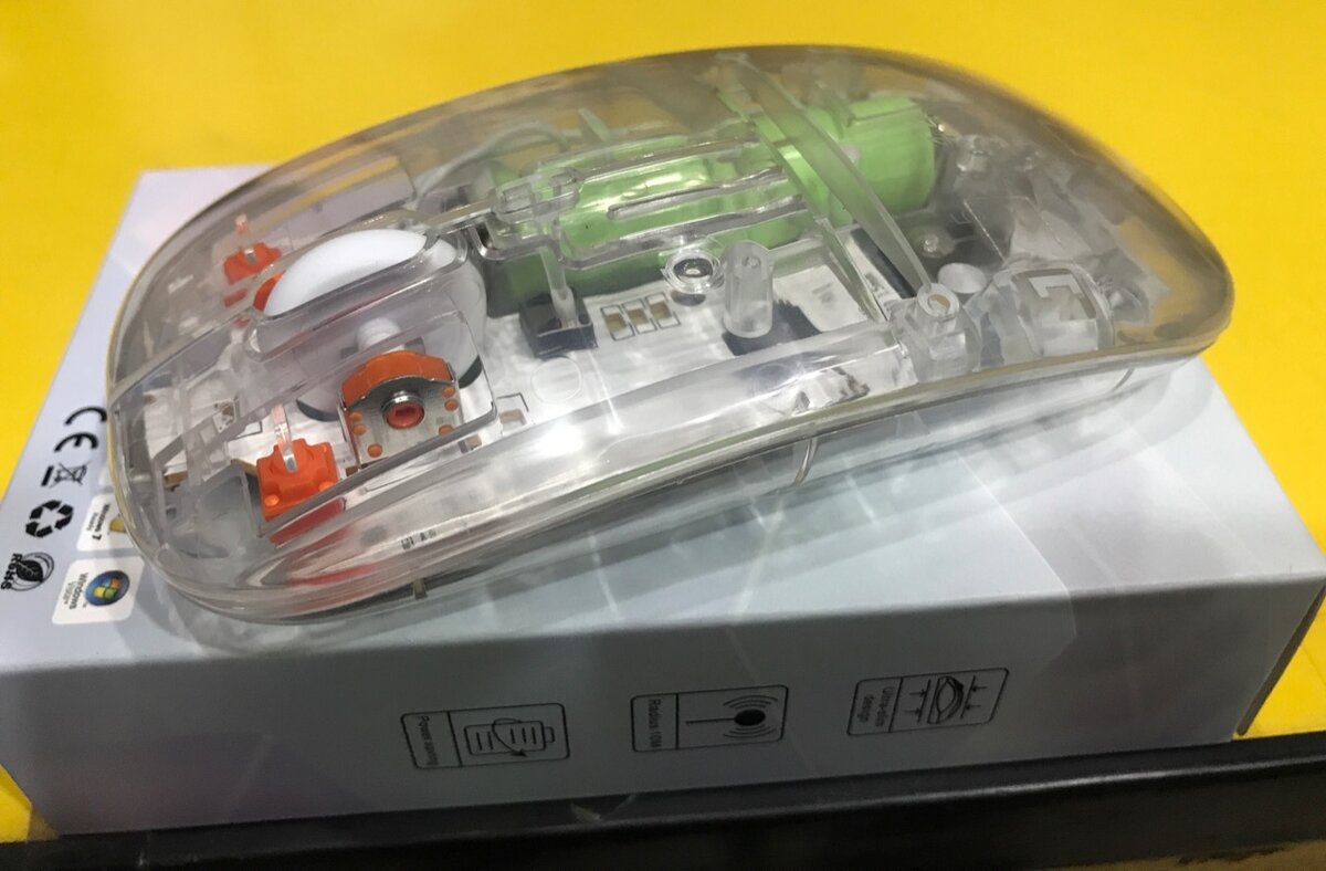 Rechargeable wireless Mouse/Transparent wireless mouse