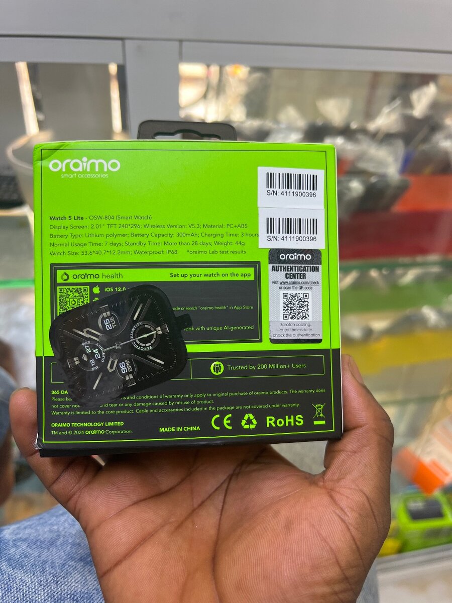 Oraimo Watch S Lite Smartwatch