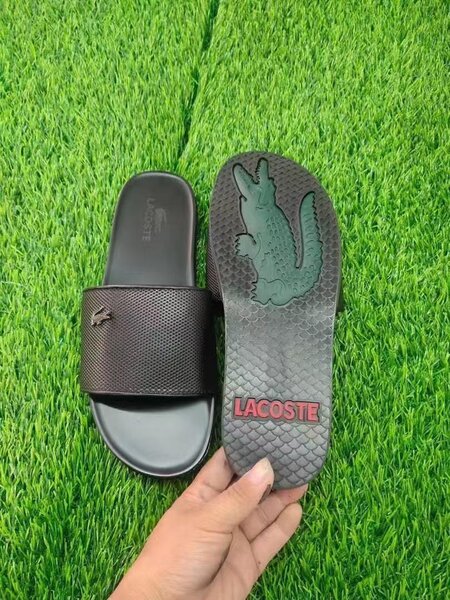 Lacoste Slides Noir Homme