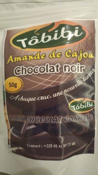 Chocolat Noir Amande de Cajou