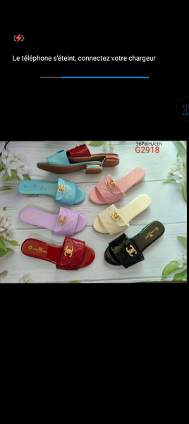 Sandales colorées femmes