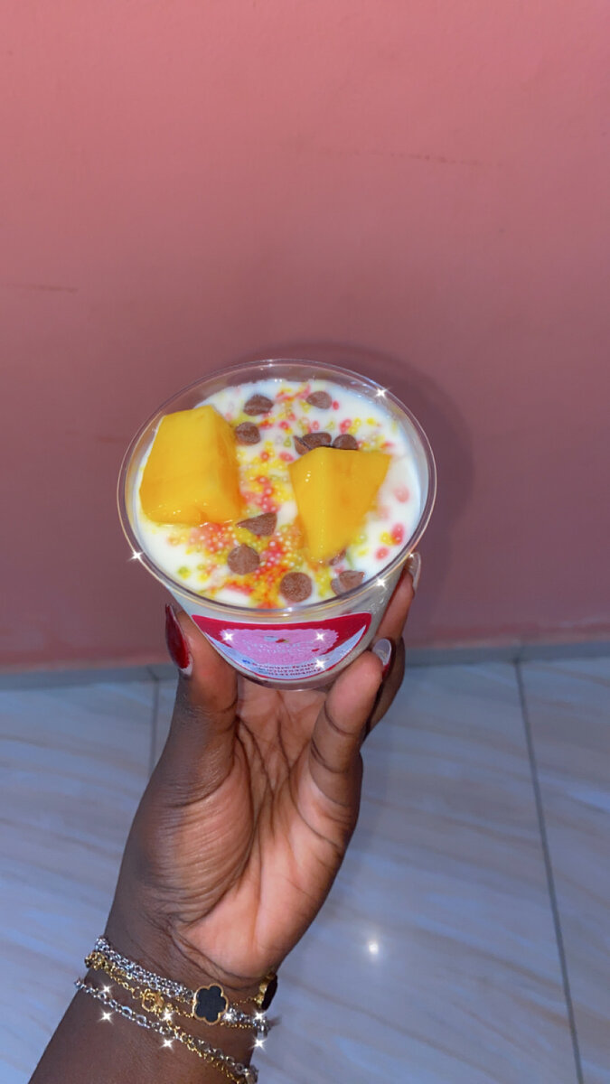 Dessert crémeux aux fruits