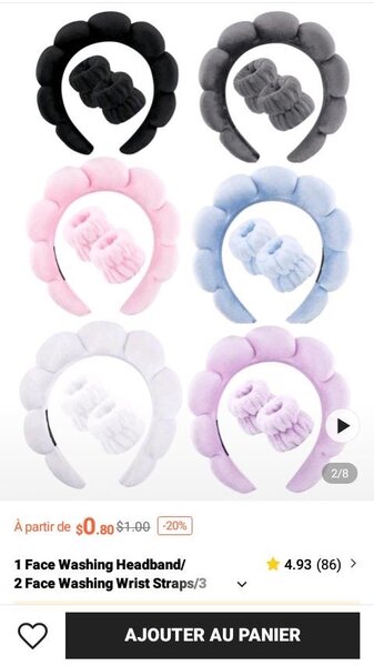 Bandeau de Lavage Doux