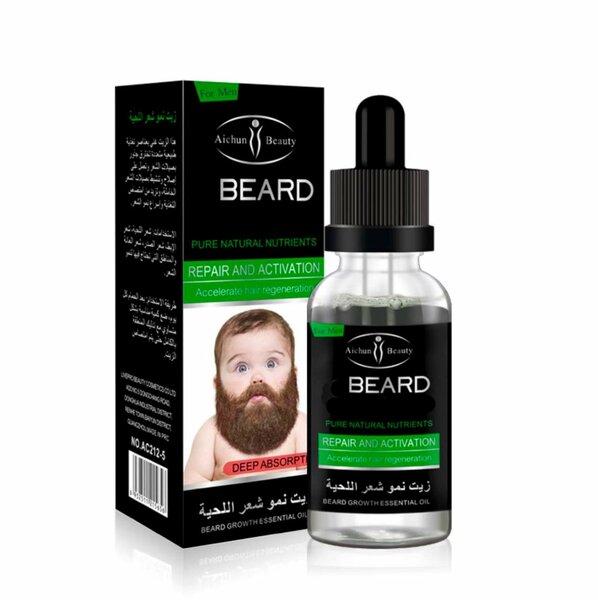 Beard growth oil