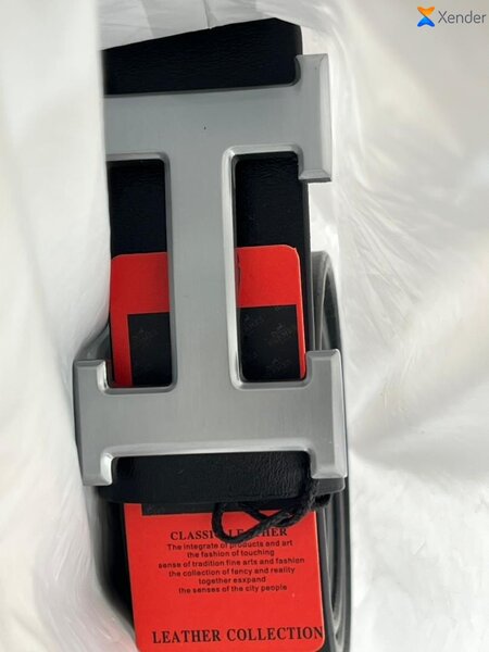 Ceinture en cuir boucle stylée