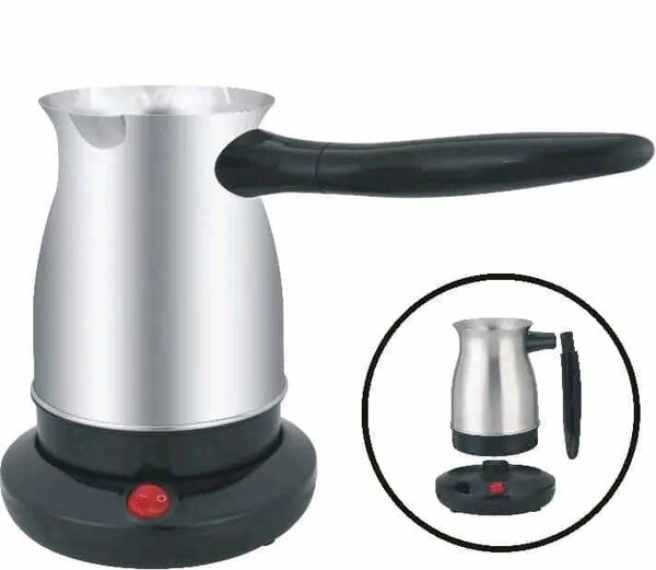 Cafetière électrique en acier