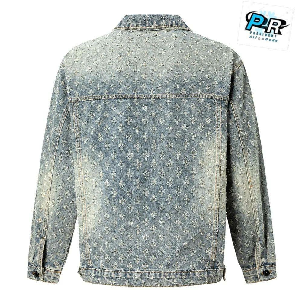 Veste en jean motifs stylée