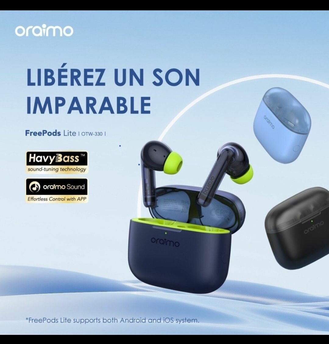 Écouteurs Oraimo étanches