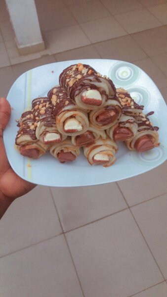 Crêpes choco kinder