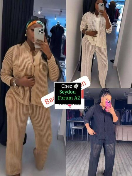 Ensemble côtelé confortable