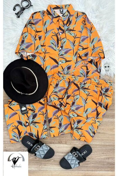 Ensemble tropical été homme