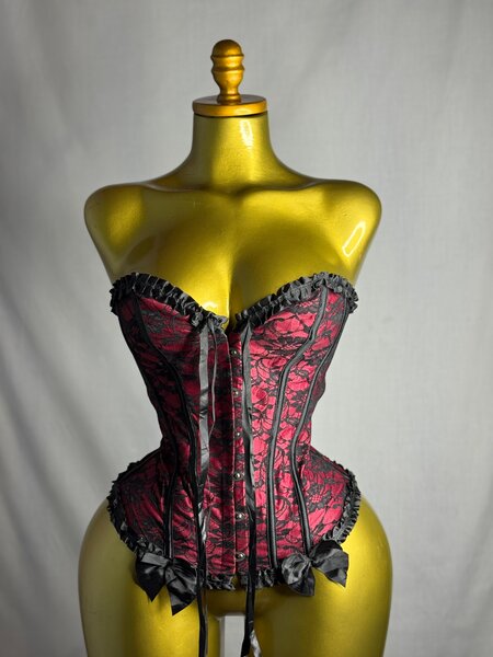 Corset bustier en dentelle