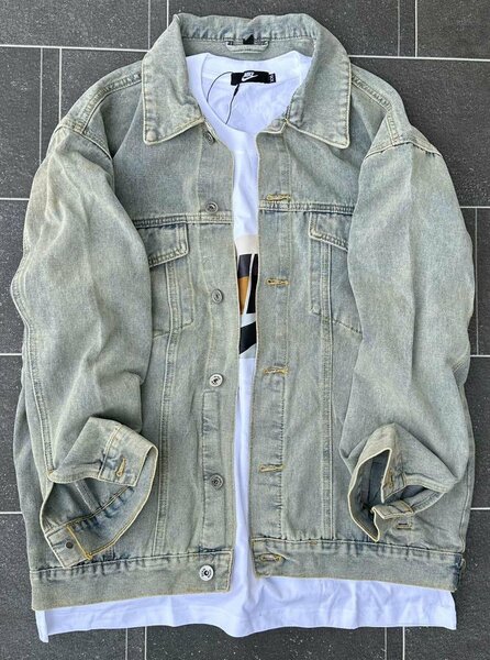 Veste en jean décontractée homme