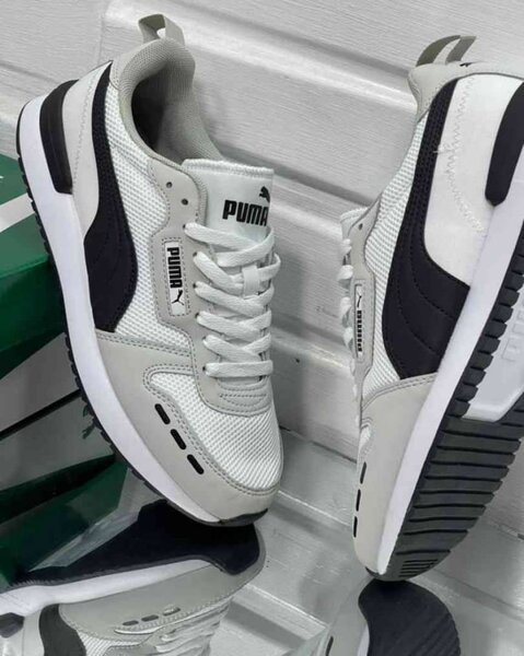 Chaussures Puma Sport Blanc Noir