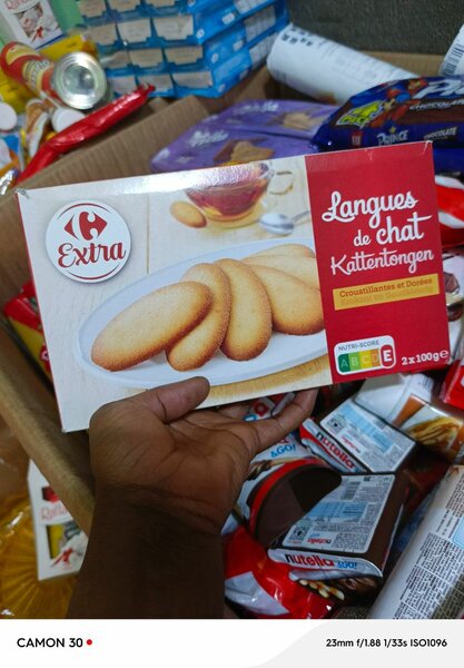 Biscuits Langues de Chat 200g