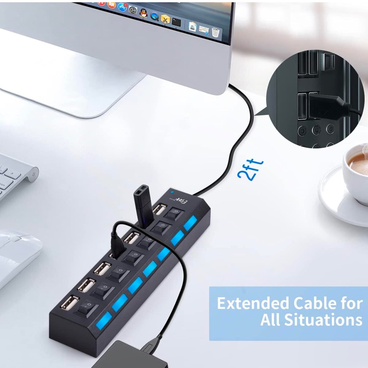 Port USB Hub USB 2.0 Hub
