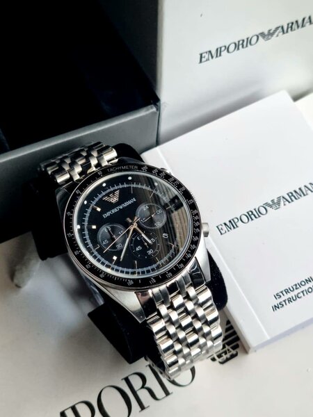 EMPORIO ARMANI Emperio Armani Sportivo Black Dial Quartz Men